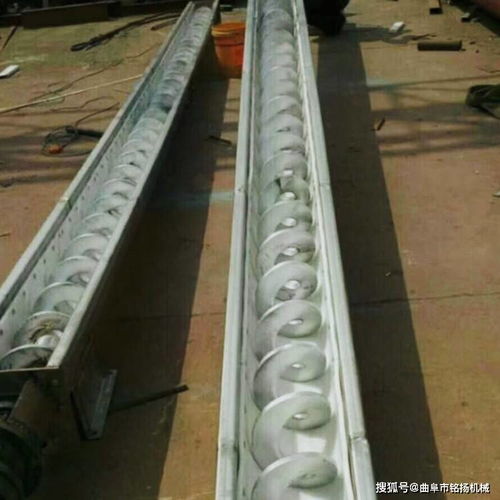 尼龙衬片螺旋输送机 219管径绞龙提升机